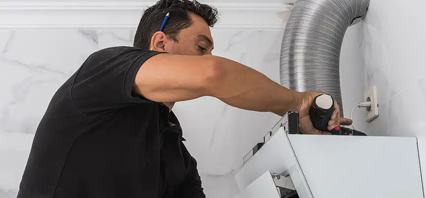 Precision In-wall Dryer Vent Cleaning & Rerouting Corrections in Westmont, CA